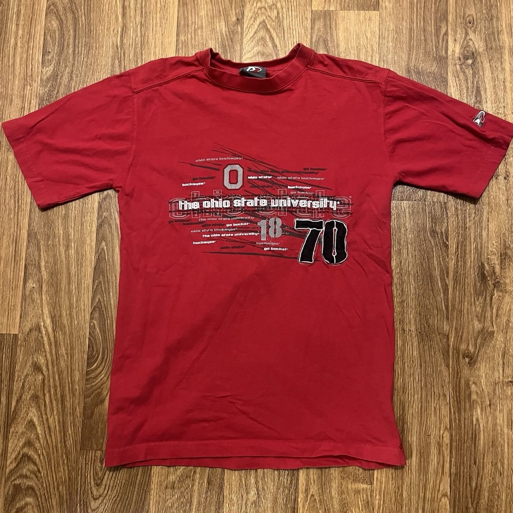 Vintage 90s Ohio State Buckeyes‎ Shirt Men Small Pro Player